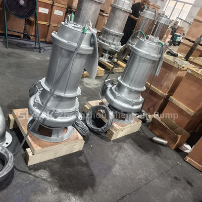 WQP stainless steel submersible sewage pump efficiently solves drainage problems
