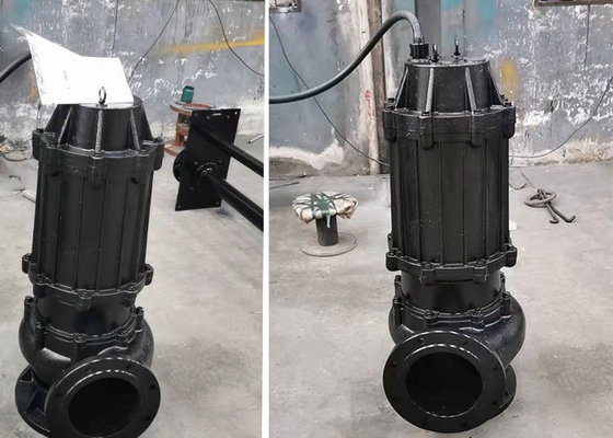 22KW 6 Pole Sewage Submersible Pump Electric Motor With Cable 20M Length