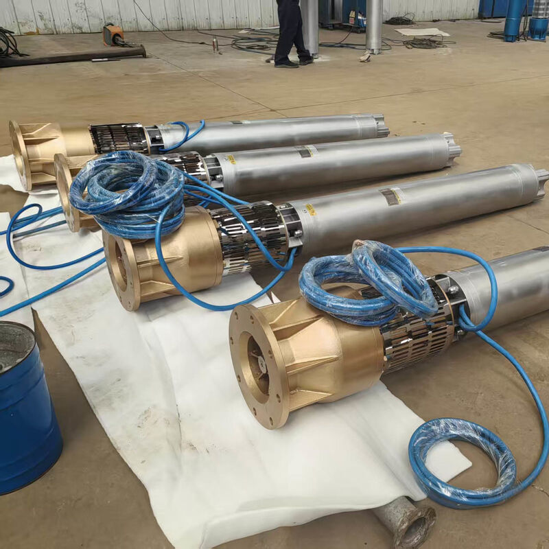 250QJH108-240-132KW پمپ شناور فولاد ضد زنگ ریخته گری با هد 240 متر برای ورودی آب دریا