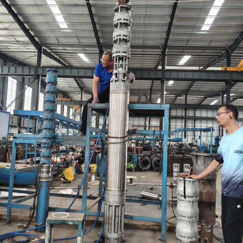 300QJH400-80/2-150KW فولاد ضد زنگ پمپ زیر آب مقاوم در برابر خوردگی راه حل تامین آب برای سیستم عامل های دریایی