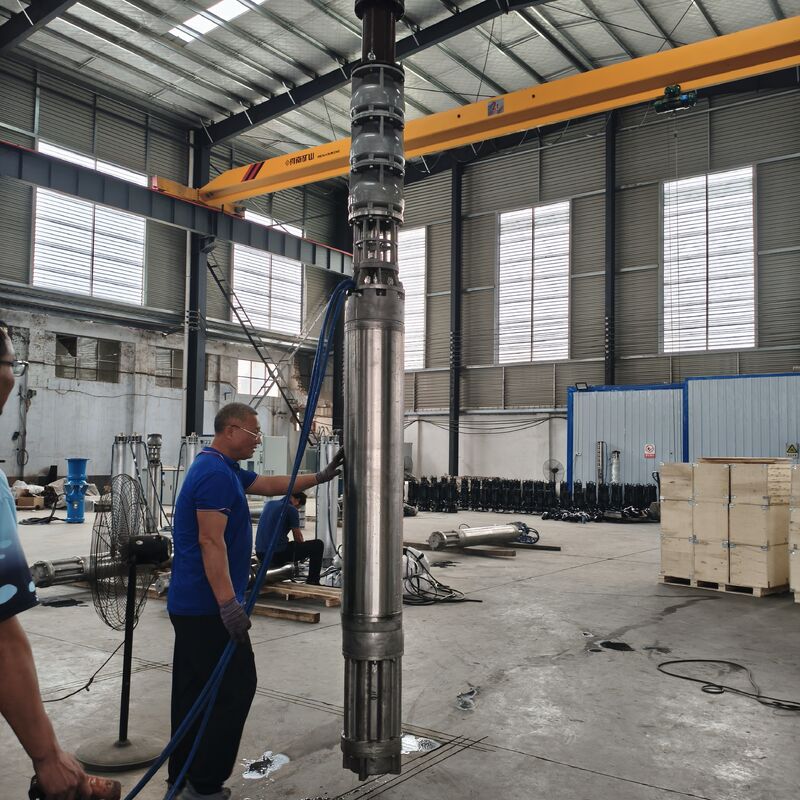 300QJH400-80/2-150KW فولاد ضد زنگ پمپ زیر آب مقاوم در برابر خوردگی راه حل تامین آب برای سیستم عامل های دریایی