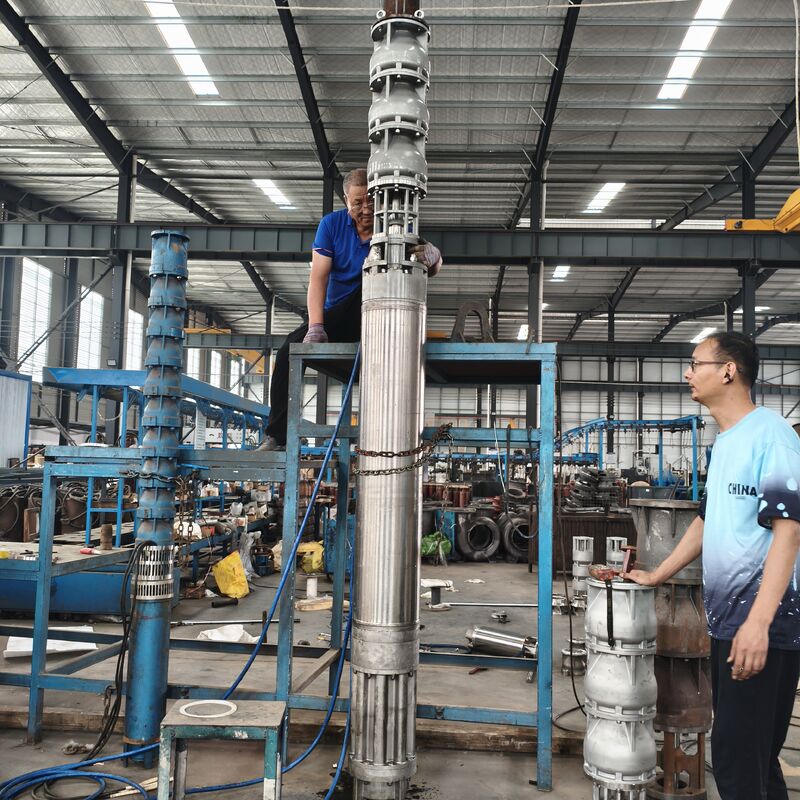 300QJH400-80/2-150KW فولاد ضد زنگ پمپ زیر آب مقاوم در برابر خوردگی راه حل تامین آب برای سیستم عامل های دریایی
