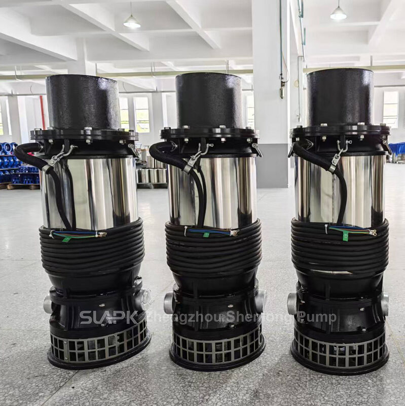 پمپ تخلیه قابل حمل با جریان بالا 510 m3/h با قطر بزرگ DN150-DN300mm برای آبداری و آبیاری