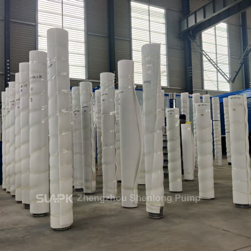 300QJH-300-62-75KW پمپ زیرزمینی چاه فولاد ضد زنگ با جریان 300 m3/h و 62m سر برای انتقال آب صنعتی مقاوم به خوردگی
