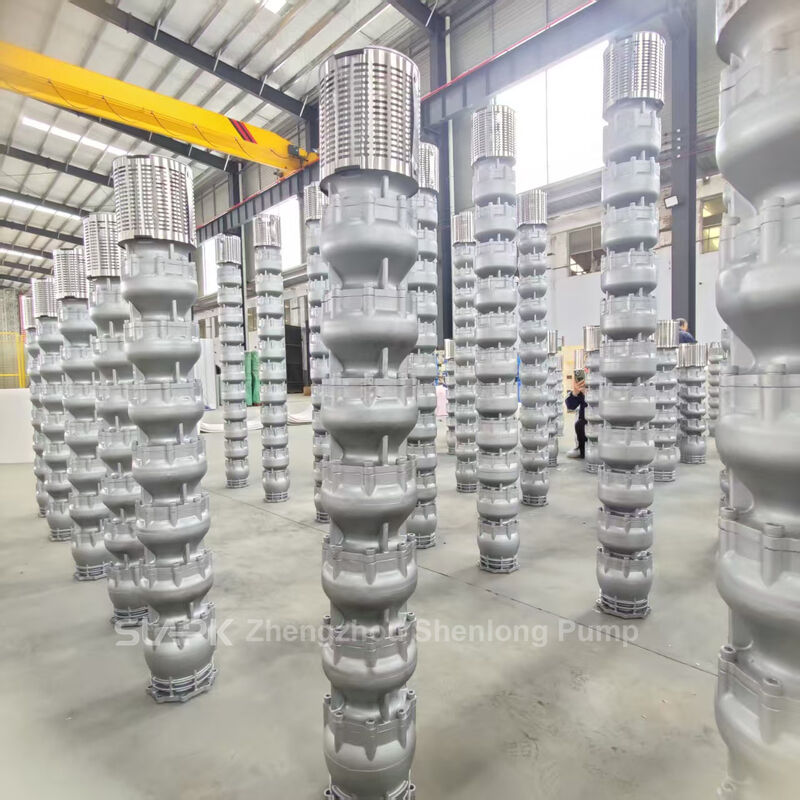 300QJH-300-62-75KW پمپ زیرزمینی چاه فولاد ضد زنگ با جریان 300 m3/h و 62m سر برای انتقال آب صنعتی مقاوم به خوردگی