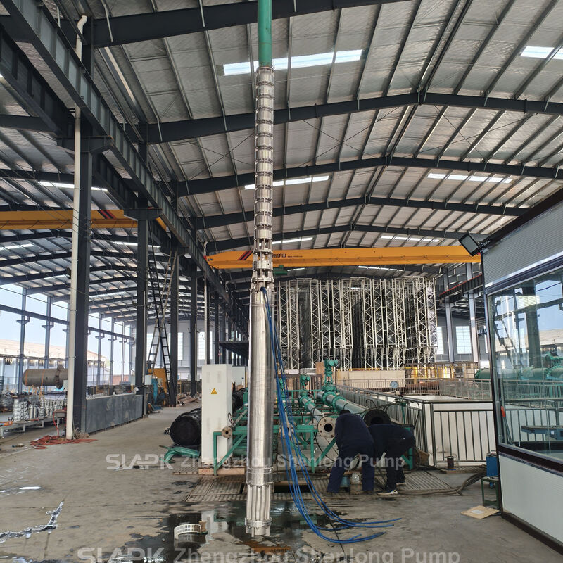 250QJH108-240-132KW پمپ شناور فولاد ضد زنگ ریخته گری با هد 240 متر برای ورودی آب دریا