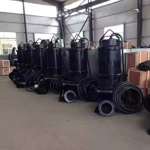 پمپ لجن شناور 15 کیلووات با خروجی تخلیه DN100 و آلیاژ کروم بالا برای جابجایی لجن ساینده
