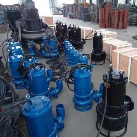 پمپ لجن شناور 15 کیلووات با خروجی تخلیه DN100 و آلیاژ کروم بالا برای جابجایی لجن ساینده