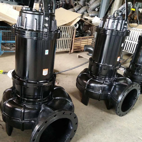 پمپ فاضلاب شناور چدن 250WQ680-42-132KW-4 با دبی 680 متر مکعب بر ساعت، هد 42 متر و موتور 132 کیلووات