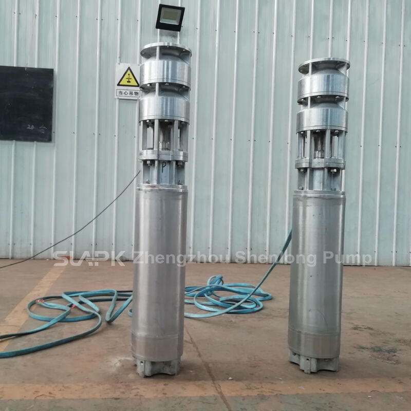 پمپ زیر آب چاه 55KW فولاد ضد زنگ با جریان 40 m3/h برای کاربردهای چاه عمیق