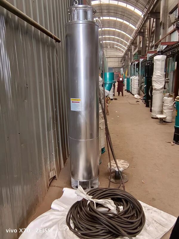 WQD450-35-75KW پمپ فاضلاب غوطه ور چند مرحله ای با جریان 450 m3/h و سر 35 m