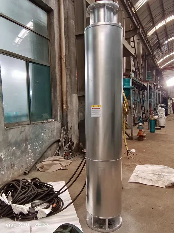 WQD450-35-75KW پمپ فاضلاب غوطه ور چند مرحله ای با جریان 450 m3/h و سر 35 m