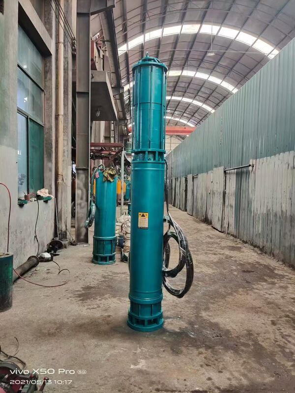 WQD450-35-75KW پمپ فاضلاب غوطه ور چند مرحله ای با جریان 450 m3/h و سر 35 m