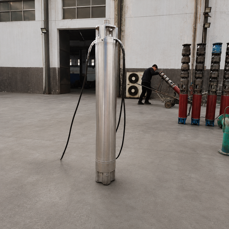 200QJH150-150-110kW پمپ چاه عمیق فولاد ضد زنگ پمپ جریان بالا و سر بالا برای چاه های عمیق و سیستم های مهندسی آب