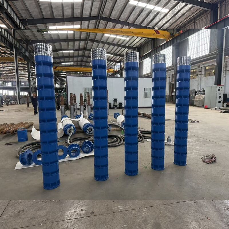 پمپ آب غوطه ور با ولتاژ بالا 300KW برای تخلیه معدن باکسیت با محرک های فولاد ضد زنگ