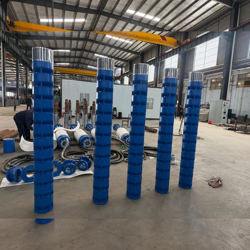پمپ آب غوطه ور با ولتاژ بالا 300KW برای تخلیه معدن باکسیت با محرک های فولاد ضد زنگ