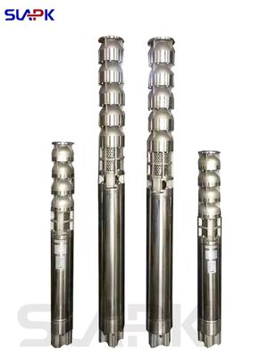 10m3/h-100m3/h QJ عمق چاه پمپ غوطه ور از فولاد ضد زنگ 600v 660v