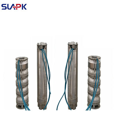 قطر چاه 175mm 600mm پمپ آب دریایی غوطه ور طول کابل 10 30 متر قابل سفارشی سازی
