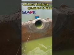 QSZ2500-7.5-65kw، QSZ سری جریان محوری پمپ غوطه ور بازخورد عملی مشتری